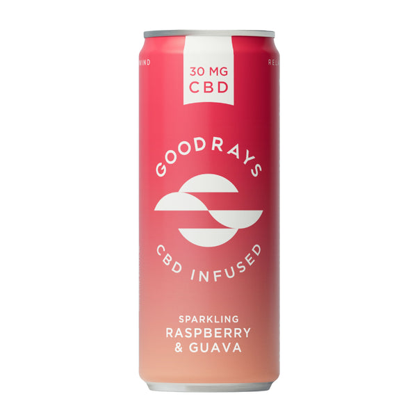 Buy Raspberry & Guava, Natural 30mg CBD Drinks Online at Goodrays UK