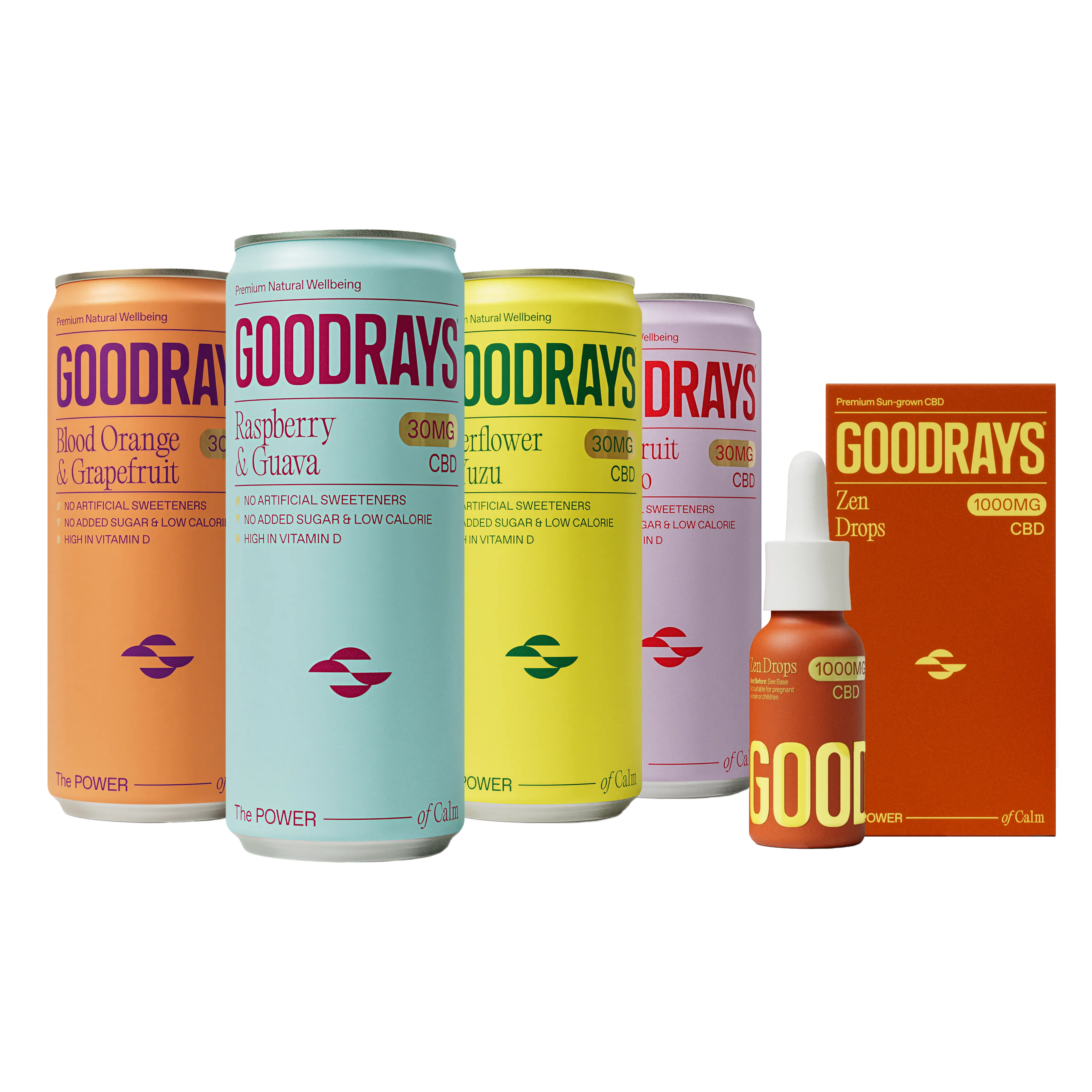 CBD Drinks and Zen Drops Bundle – Goodrays