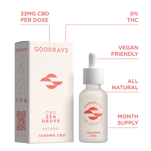 Goodrays CBD Oil - Zen Drops