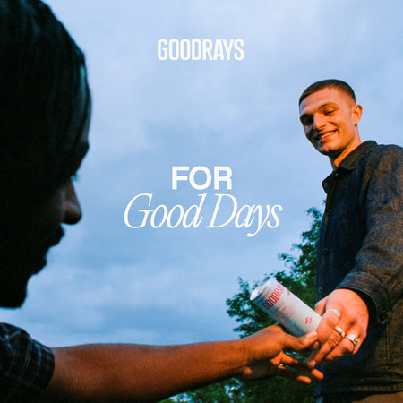 Goodrays premium CBD drinks and gummies, Raspberry and Guava, blood orange and grapefruit, elderflower and yuzu, passionfruit and pomelo, 330ml, refreshing, natural flavours, no artificial ingredients, premium sun-grown CBD, high in vitamin D, no added sugar, low calorie, vegan, gluten free