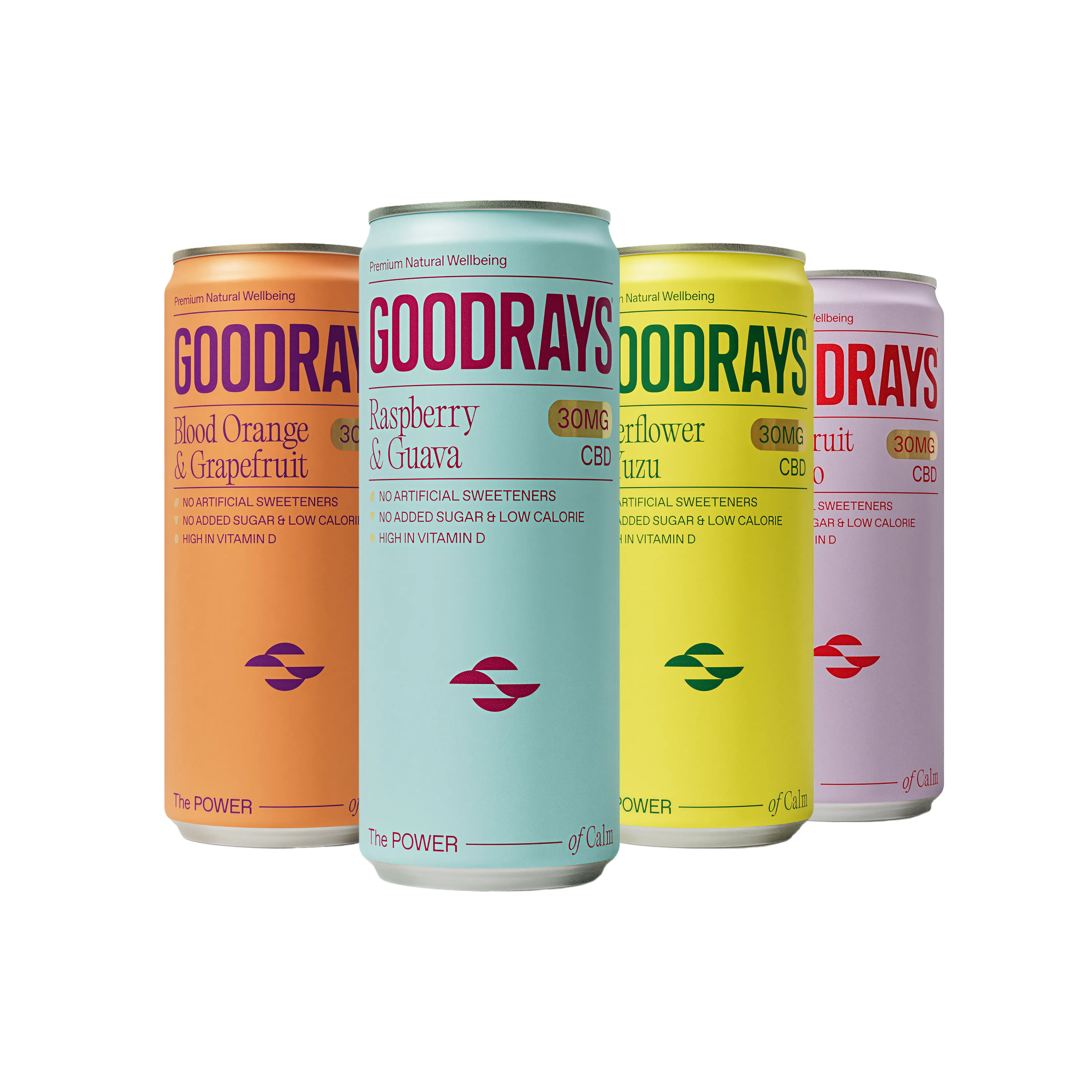 Goodrays 24 Pack 4 Flavour CBD Drink Mix Pack | Goodrays